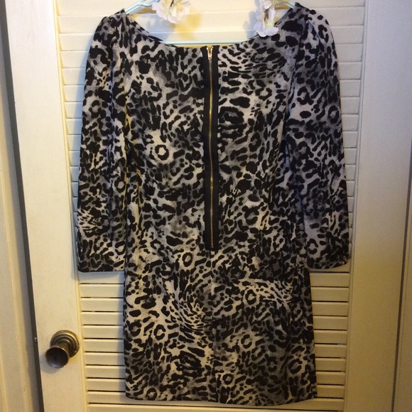 Audrey 3+1 Leopard Animal Print Dress, size Large - Picture 11 of 11